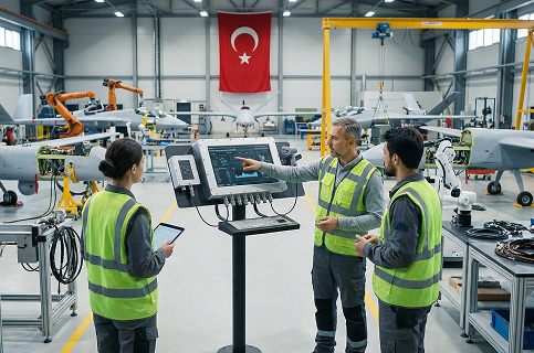 Endüstriyel ortamda çalışan GETEK sistemleri